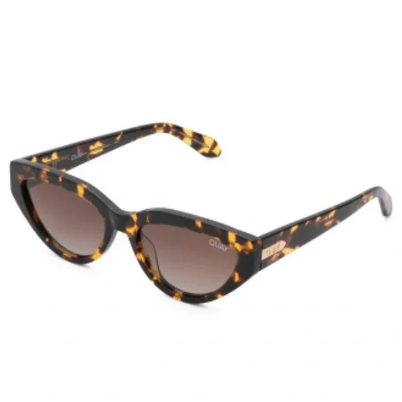 Quay Australia Brown Black Tortoise Cat Eye Frame Gradient Lens Sunglasses NWT $_12.JPG?set_id=880000500F main image 3